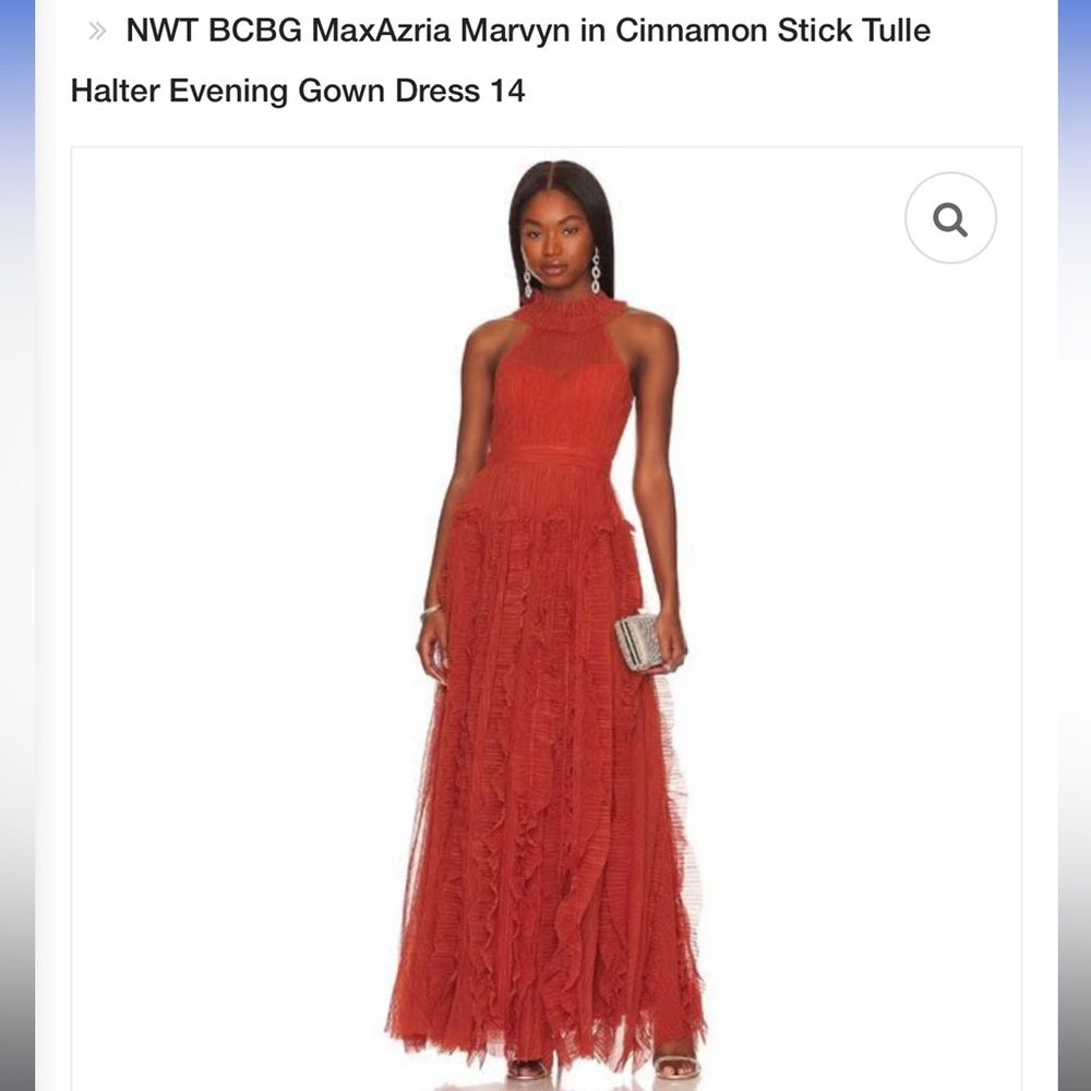 BCBG Rusty Orange Fashion Piece